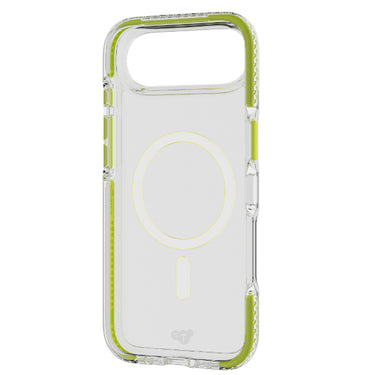 Tech21 EvoCrystal MagSafe Case for iPhone Air - Clear/Green